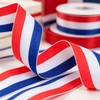 Red White and Blue Ribbon,3/8 Inch Patriotic Ribbon,54.68 Yard Red