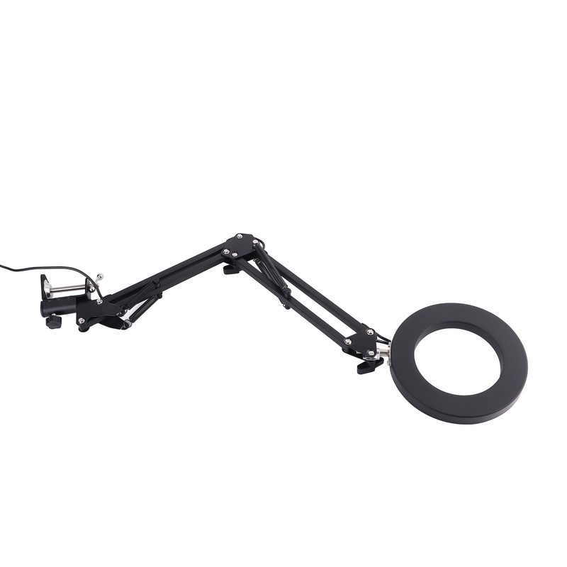 Foldable Eyecare Table Lamp Flexible Swing Arm Clamp Mount Lamp