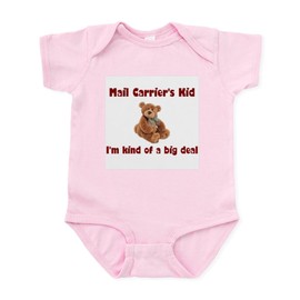 CafePress Mail Carrier Infant Bodysuit Cute Infant Bodysuit Baby Romper Petal Pink