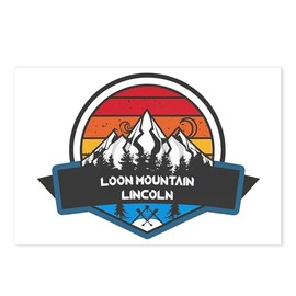 CafePress Loon Mountain Lincoln New Hampshire Postcards (Package of 8), 6"x4" Printed Note Card