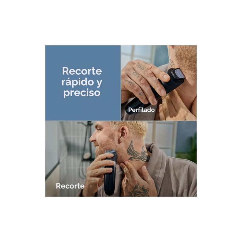 Recortadora de Barba Norelco Philips 3000, 40 Dial de Precisión