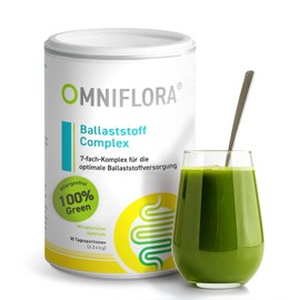 Omniflora Fibre Complex - 7 Fibres, 12 g per day, 360 g | 7-fold fibre complex, 12 g per daily serving, niacin contributes to the normal function of the mucous membranes, vegan
