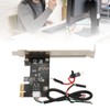 Computer Power Reset Switch PCIE Card Precise Control Thickened Gold