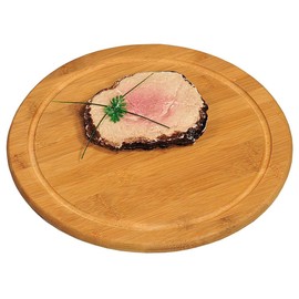 Kesper Meat Chopping Board 11.81"with juice rim, Brown