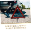 ULTECHNOVO 3pcs Reflective Emergency Triangle Roadside Warning Sign for Vehicles