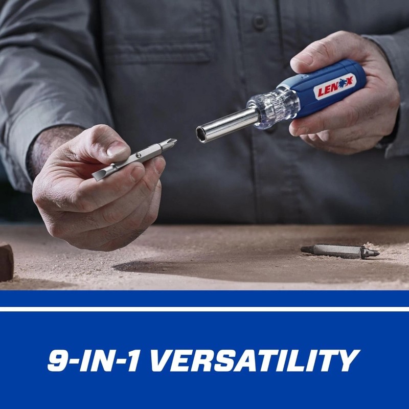 N/A LENOX 9-In-1 Multi-Bit Screwdriver LXHT68000