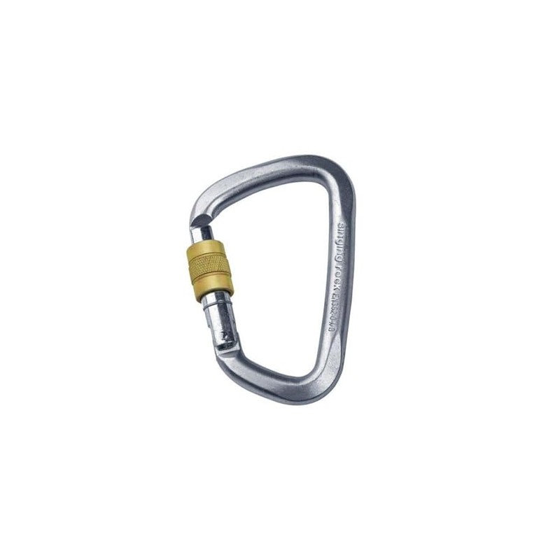 Singing Rock D Screwlock Steel Screwgate