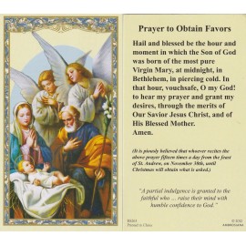 *Christmas Holy Card"Jesus*Mar