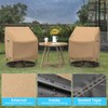 Brosyda Swivel Patio Chair Covers, 2 Pack Waterproof Outdoor Rocking