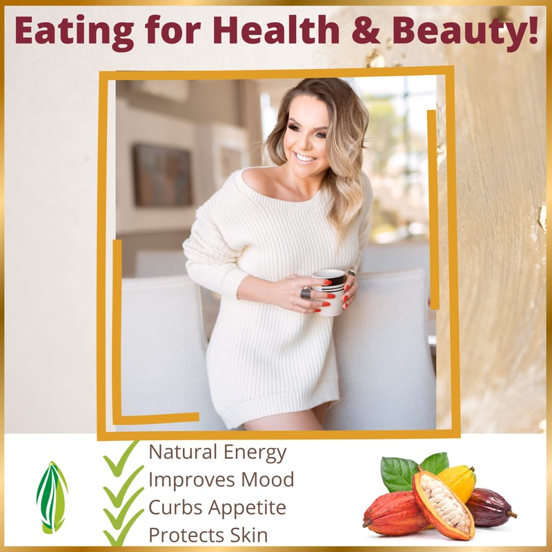 100% Pure Organic Cacao Nibs - 16 Oz - Unsweetened