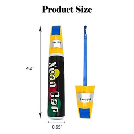 QKWL Car Scratch Paint Pen, Touch Up Paint, Car Paint Touch Up, Waterproof, Quick Repair, Suitable for removing car scratches (Blue)