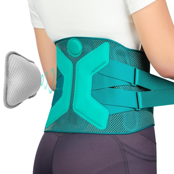 Back Brace for Lower Back Pain Relief, 4D Stretch Lumbar