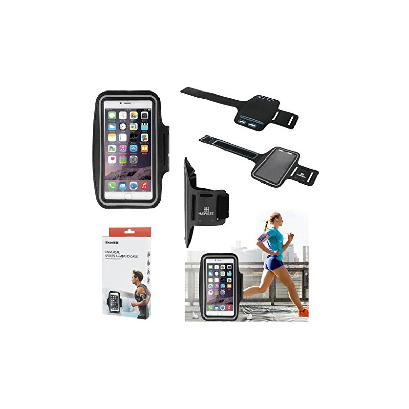 DFV mobile - Professional Reflective Neoprene Waterproof Sports Armband Compatible