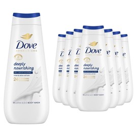 Dove Advanced Care Sulphate Free Body Wash for Women Made with Skin-Natural Nourishers and Micromoisture Provides 24 Hours Renewing Lotion-Soft Softer Skin, 400ml Pack of 10