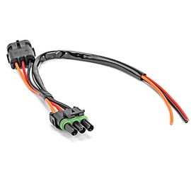 Mofun 2017-2022 Can Am Maverick X3 Tail Light Auxiliary Power Plug Harness for Whip Light,Rear Chase Light,License Plate