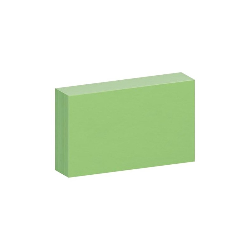 Oxford® Color Index Cards, Unruled, 3"x 5", Green, Pack Of