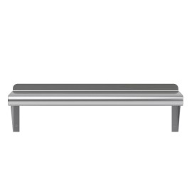 Unbranded 8 in. x 24 in. Stainless Steel Wall Shelf