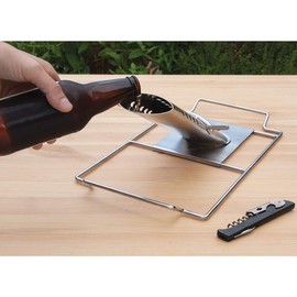 Charcoal Companion CC6302 Stainless Steel Infusion Turkey Roaster, Silver