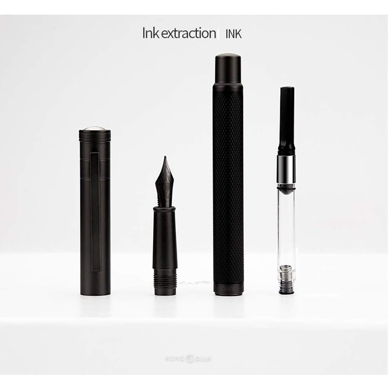Kurokimori Fountain Pen,Extra Fine Point, Metal Gift Box, Hongdian