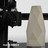 HATCHBOX 1.75mm Cool Gray TPU 3D Printer Filament Shore 95A,