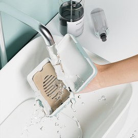 Leakproof Travel Soap Dish with Lid - Draining Soap Bar Holder - Travel Soap Container - Portable Soap Case for Traveling, Camping, Outdoor, Gym, Bathroom (Blue)