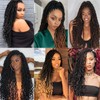 Samtress 10 Inch Faux Locs Crochet Hair With Curly Ends