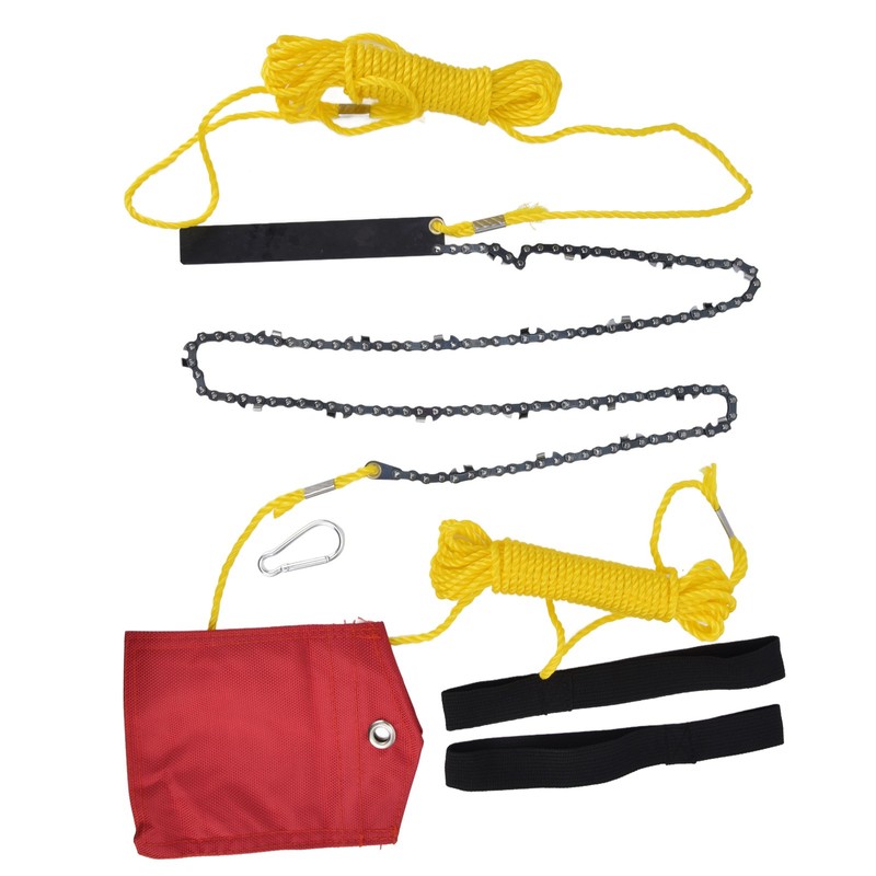 48 Inch Tree Limb Hand Rope Chain Saw 63 Teeth