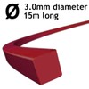 SPARES2GO Square 3.0mm Diameter 15m Strimmer Trimmer Brush Cutter Pro