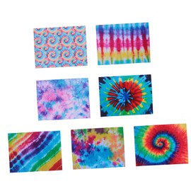 DOITOOL 7Sheets Faux PU Leather for DIY Bows Earrings Ethnic Style Craft Material Easy to Cut Durable Versatile for Jewelry Making Decorative Items