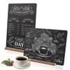 MADOCEGO A4 (11.8'' x 8.4'') Size Chalkboard Sign,Small Black Chalkboard,Tabletop