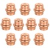 10-Pack GUOFIS Copper Press End Cap, 1/2" x 1/2" Plug