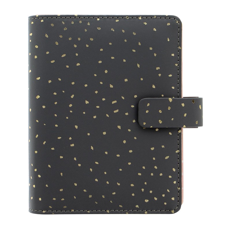 FILOFAX Confetti Pocket Organiser Charcoal 2025