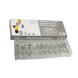 CEC Industries #656 Bulbs, 28 V, 1.68 W, W2.1x9.5d Base, T-3.25 Shape (Box of 10)