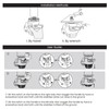 4 Pack Leveling Casters with Ratchet Handle, Adjustable Heavy Duty