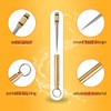 Set of 4 Portable Titanium Toothpicks, Telescopic Waterproof Toothpick Holder,