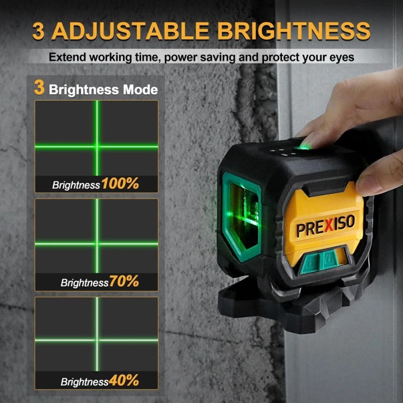 PREXISO Laser Level with 47 Inch Tripod Lazer Leveler Tool