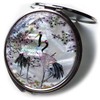 MADDesign Mother of Pearl Compact Mirror Round Double Sided Folding