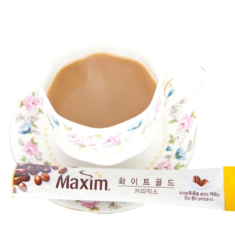 MAXIM Mocha White Gold Mild Instant Coffee Mix - 100
