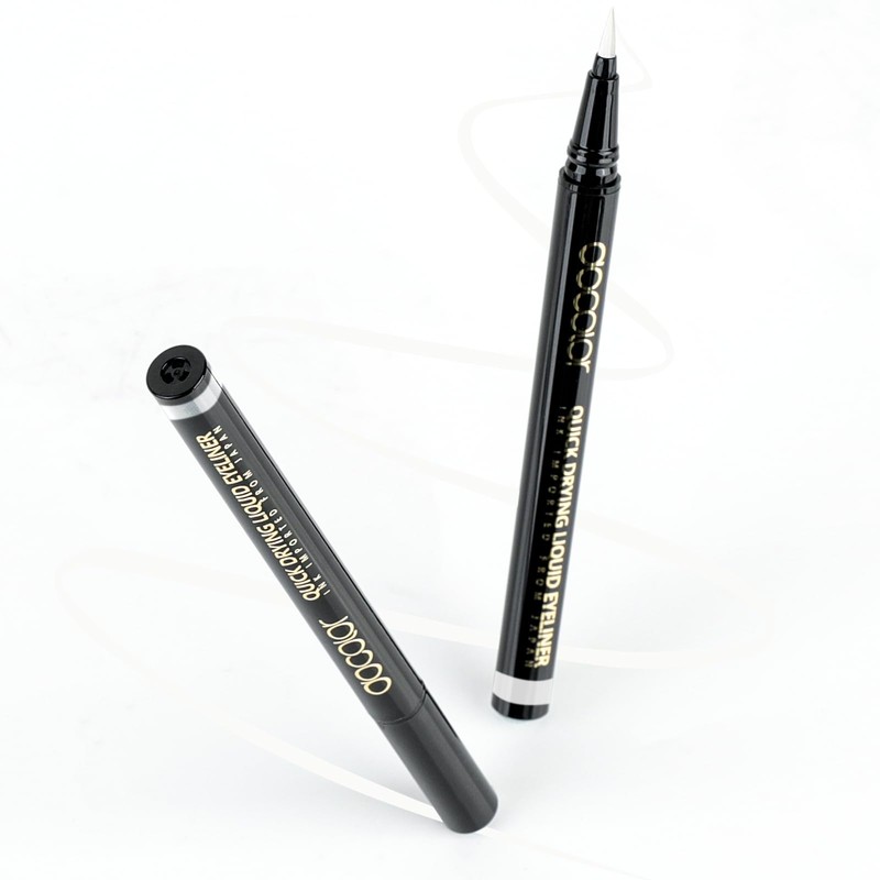 Docolor Ultra Fine Precision White Eyeliner, Professional Liquid Eyeliner, Waterproof