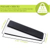 CDBOVID Metal Door Stop, Premium Rubber Heavy Door Stopper, Wedge