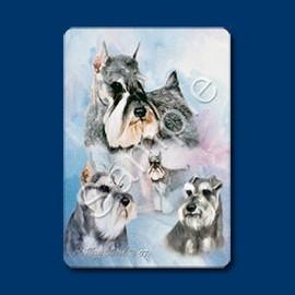Best Friends by Ruth Maystead Miniature Schnauzer Playing Cards
