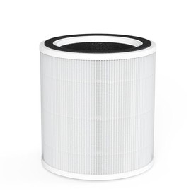 KJ100F Air Purifiers Replacement Filter for Sejoy KJ100F Air Purifier, 3-in-1 H13 True HEPA Technology High Efficiency, White