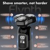 Electric Razor for Men Flynth 3-in-1 Cordless Shaver 3-Blade Rotary