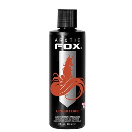 ARCTIC FOX Vegan and Cruelty-Free Semi-Permanent Hair Color Dye (8 Fl Oz, GINGER FLARE)