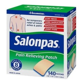 Parches Salonpas 7.2x4.6 Cms - 140 Pzas - Americano