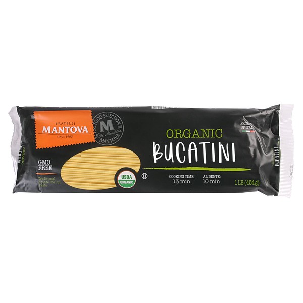 Bucatini Organic Italian Pasta (Pack of 6) 1 lb