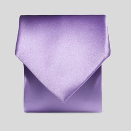 Rael-Brook Folkespeare | Men’s Classic Tie & Standard Width Satin Pocket Square Set | Pink Satin, 30cm x 30cm