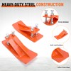 2Pcs Tractor Bucket Protector,Bucket Edge Anti-Skid Device,Double Hexagon Lock Nuts