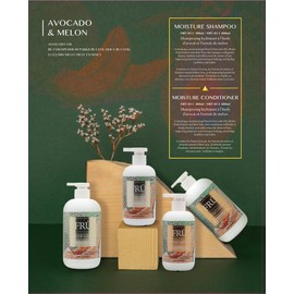 AVOCADO & MELON MOISTURE SHAMPOO 800ML