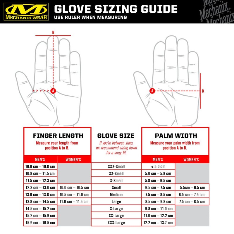 Mechanix Wear Mechanix Herren M-pact® 3 cover handsker (Lille, fuldt